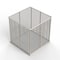 Anysizebasket Rectangular Wire Mesh Basket: 12Lx12Wx12H, 304 SS, 1/4 Rod Frame, No Handles, Mesh: 2 x .063 TMT-120120120-N02S - alternate 1
